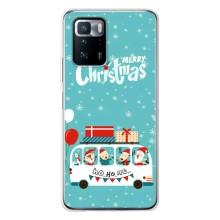 Силиконовый бампер на рождество для Xiaomi POCO X3 GT (Рождественское настроение)