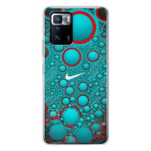 Силиконовый Чехол на Xiaomi POCO X3 GT с картинкой Nike (Найк зеленый)