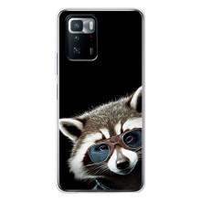 Силіконовий Чохол з Энотами  на Xiaomi POCO X3 GT – Стильний Єнот