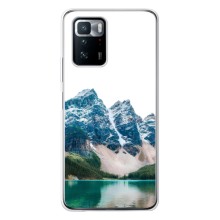 Силиконовый чехол с КАРТИНКАМИ лето для Xiaomi POCO X3 GT (AlphaPrint) (Гори)