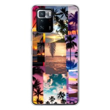 Силиконовый чехол с КАРТИНКАМИ лето для Xiaomi POCO X3 GT (AlphaPrint) (Летний отпуск)