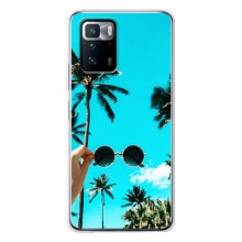Силиконовый чехол с КАРТИНКАМИ лето для Xiaomi POCO X3 GT (AlphaPrint) (Взгляд лето)