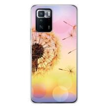 Силиконовый Чехол с одуванчиками на Xiaomi POCO X3 GT – Цветок-одуванчик