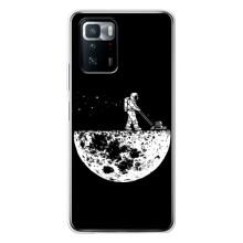 Силиконовый Чехол с принтом "Космонавты" на Xiaomi POCO X3 GT – Космонавт
