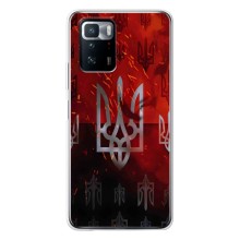 Украинские Чехлы для Xiaomi POCO X3 GT с картинкой УПА (AlphaPrint) (ГЕРБ УПА)