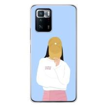 Силіконовый Чохол на Xiaomi POCO X3 GT з картинкой Модных девушек (Жовта кепка)