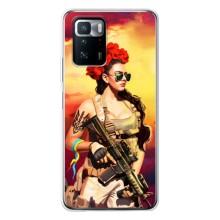 ЗСУ Чохли (TPU) для Xiaomi POCO X3 GT – Жінка солдат
