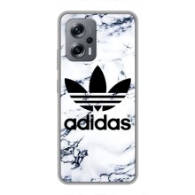 Чехлы Адидас для Xiaomi POCO X4 GT (AlphaPrint) (Адидас на мраморе)