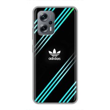 Чехлы Адидас для Xiaomi POCO X4 GT (AlphaPrint) (Адидас с полосами)