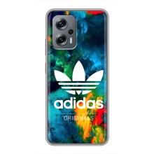 Чехлы Адидас для Xiaomi POCO X4 GT (AlphaPrint) (Яркий Адидас)