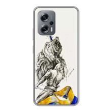 Чехлы Доброго вечора, ми за України для Поко X4 GT (AlphaPrint) (Победа)