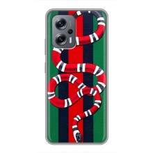Чохли  GUCCI для Сяомі ПОКО ІКС4 ДЖТ (AlphaPrint) (Gucci змія)