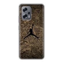 Чехлы для Xiaomi POCO X4 GT - с картинкой JORDAN (AlphaPrint) (Logo Jordan)