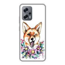 Чехлы с картинкой Лисички для Xiaomi POCO X4 GT (VPrint) (Веселая лисичка)