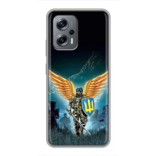 Чехлы с картинкой ЗСУ для Xiaomi POCO X4 GT (AlphaPrint) (Солдат ЗСУ)