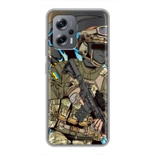Чехлы с картинкой ЗСУ для Xiaomi POCO X4 GT (AlphaPrint) (Воин ВСУ)