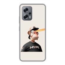 Чехлы с Обезьянами NFT для Xiaomi POCO X4 GT (AlphaPrint) (обезьяна NFT в очках)