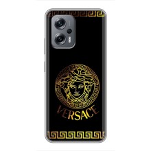 Чохли VERSACE для Сяомі ПОКО ІКС4 ДЖТ (PREMIUMPrint) (Logo Versace)