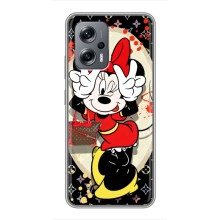 Чехол Disney Mouse Xiaomi POCO X4 GT (PREMIUMPrint) (Минни peace)