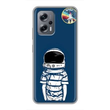 Чехол NASA для Xiaomi POCO X4 GT (AlphaPrint) (Мальчик в шлеме)