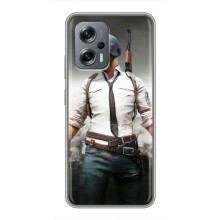 Чехол PUBG для Поко X4 GT (AlphaPrint) (Пабг мен)