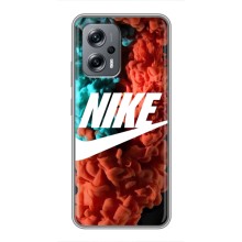 Чехол для Xiaomi POCO X4 GT - с принтом Найк (AlphaPrint) (Дымчатый найк)