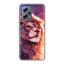 Чехол со Львом для Xiaomi POCO X4 GT (VPrint) (Красочный Лев)