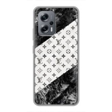 Чехол Стиль Louis Vuitton на Xiaomi POCO X4 GT (LV на белом)