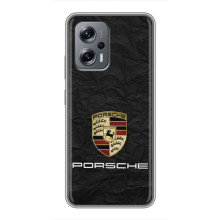 Чохол з авто Порше для Xiaomi POCO X4 GT – Лого Порше