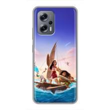 Чехол с мультфильмом Моана Xiaomi POCO X4 GT (Моана и Мауи)