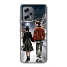 Чехол с дизайном Венздей 2 на Xiaomi POCO X4 GT – Уэнсдей и Тайлер