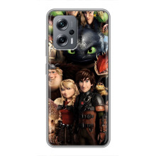 Чехол как приручить дракона на Xiaomi POCO X4 GT – Персонажи дракона