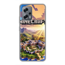 Чохол з картинками Майнкрафт для Сяомі ПОКО ІКС4 ДЖТ – Minecraft