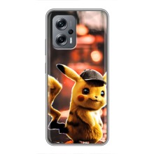 Чехол с Пикачу на Xiaomi POCO X4 GT (Милый Пикачу)