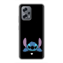 Чехол с принтом Стич на Xiaomi POCO X4 GT (Стич на черном)