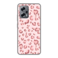 Чохол з розовим принтом для Xiaomi POCO X4 GT (Рожевий леопард)