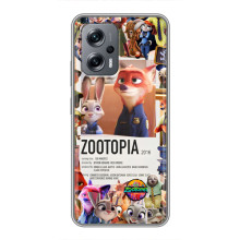 Чехол Зоотрополіс на Xiaomi POCO X4 GT – Коллаж Зоо