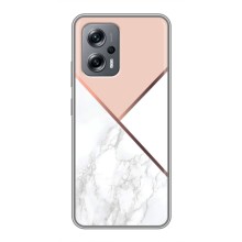 Мраморний чехол на Xiaomi POCO X4 GT (VPrint) (Тройний мрамор)