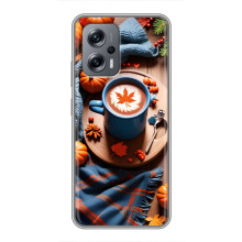 Чехол с уникальным дизайном «Осень с кофе» для Xiaomi POCO X4 GT – Кофе и тыквы