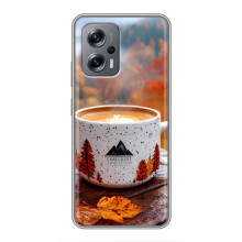 Чехол с уникальным дизайном «Осень с кофе» для Xiaomi POCO X4 GT – Кофе на природе