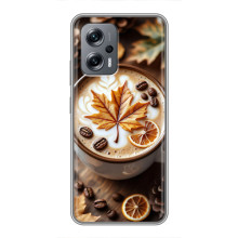 Чехол с уникальным дизайном «Осень с кофе» для Xiaomi POCO X4 GT – Пряный кофе