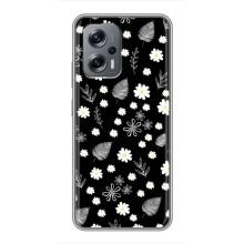 Чехлы с тематикой "ЦВЕТЫ" на Xiaomi POCO X4 GT (цветение на чорном)