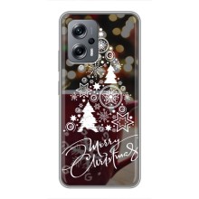 Рождественские Чехлы для Xiaomi POCO X4 GT (VPrint) (Елочка узорная)