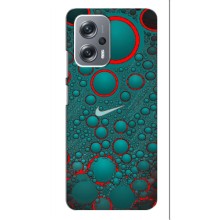 Силиконовый Чехол на Xiaomi POCO X4 GT с картинкой Nike (Найк зеленый)