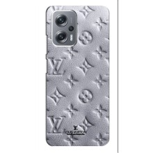 Текстурный Чехол Louis Vuitton для Поко X4 GT (Белый ЛВ)