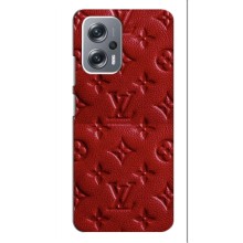 Текстурный Чехол Louis Vuitton для Поко X4 GT (Красный ЛВ)