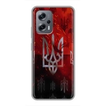 Украинские Чехлы для Xiaomi POCO X4 GT с картинкой УПА (AlphaPrint) (ГЕРБ УПА)