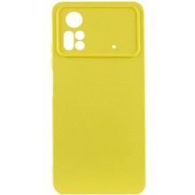 Чохол Silicone Cover Lakshmi Full Camera (A) для Xiaomi Poco X4 Pro 5G – Жовтий
