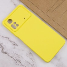 Чехол Silicone Cover Lakshmi Full Camera (A) для Xiaomi Poco X4 Pro 5G – Желтый