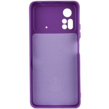 Чохол Silicone Cover Lakshmi Full Camera (A) для Xiaomi Poco X4 Pro 5G – Фіолетовий